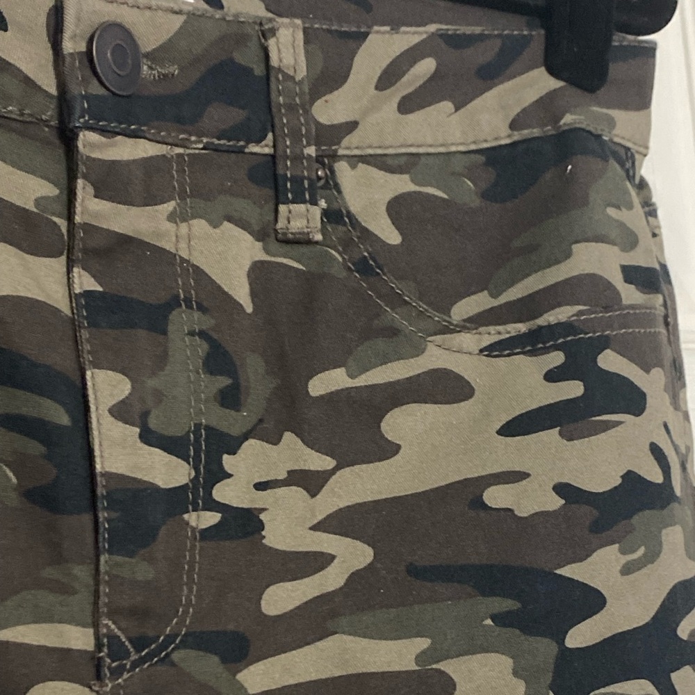 NOBO Camo Green High Rise Skinny Jeans Size 13 (Juniors) - Picture 6 of 9